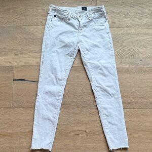 AG Adriano Goldschmied White Skinny Jeans